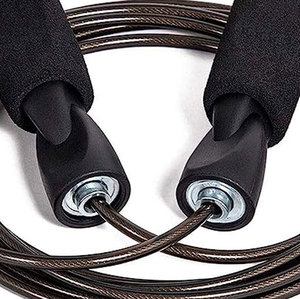Steel Wire Speed Jump <b>Rope</b> with Foam Handles Durable Tangle Free for Home Gym Workout Unisex 2.5M Length for Gym Home Workout - Product Image 6