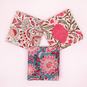 Boho Headband Minimalist Hand Printed Solid Color <b>Bandana</b> Bohemian Retro Flower Scarf Outdoor Travel Accessories For Summer - Product Image 2