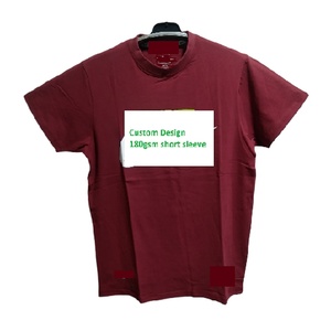 Alta calidad personalizado Digital impreso Flexible media manga Casual poliéster sublimación Anti retráctil único cuello redondo Camiseta para hombre - Product Image 1