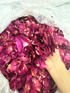 กลีบกุหลาบแห้งนุ่ม พรีเมียม สีแดงธรรมชาติ สำหรับชา ของหวาน ตกแต่ง ผลิตภัณฑ์สมุนไพร และงานฝีมือ เวียดนาม ขายส่ง - Product Image 1