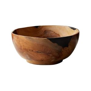 High Quality Customized Modern Sustainable Wooden Resin Bowl for Party Table Decoration Wholesale for <b>Chocolate</b> Wood - Product Image 1