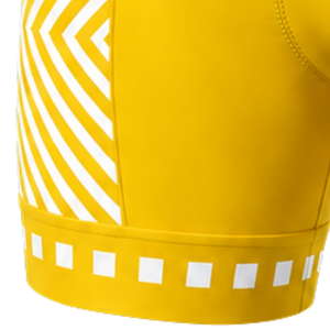 Golden Yellow White <b>Padded</b> <b>Cycling</b> <b>Shorts</b> Custom Breathable Quick Dry Stretch Bicycle Racing Road Bike Training Sportswear - Product Image 4
