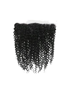 <b>Lace</b> <b>Front</b> Indian Hair Remy Hair <b>Wig</b> Kinky Curl Black Soft - Product Image 3