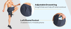Shorts de Playa para Hombre, de Color Sólido, Secado Rápido, con Bolsillos, Cintura Elástica, Tejido de Spandex y Poliéster, con Diseño Floral, 120g - Product Image 2