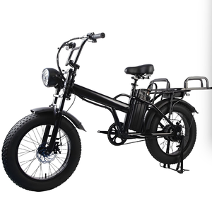 Bicicleta Eléctrica de Carga para Adultos con Neumáticos de 20x4 Pulgadas, Batería de Litio de 48V 20Ah y Motor sin Escobillas - Product Image 3