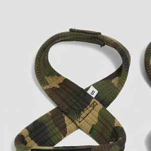 Correas de Soporte para Muñeca de Neopreno con Diseño de Camuflaje en Forma de 8 para Levantamiento de Pesas y Entrenamiento - Correas de Fitness Transpirables y Resistentes - Product Image 3