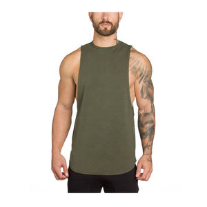 Débardeur Homme Respirant à Design Personnalisé, Faible MOQ - Vêtement de Sport Écologique en Polyester/Coton, Haute Qualité, Nouvelle Arrivée - Product Image 4