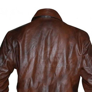 Everyday <b>Mens</b> Leather Bomber <b>Jacket</b> <b>Smart</b> Warm Casual Look Luxury <b>Mens</b> Leather Bomber <b>Jacket</b> Soft Lining Modern Winter Fashion - Product Image 6
