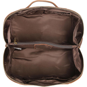 Bolsa de Cosméticos de Viaje de Cuero al por Mayor con Cierre y Compartimentos en Capas, Impermeable y Portátil, Opción de Logotipo Personalizado en Venta - Product Image 3