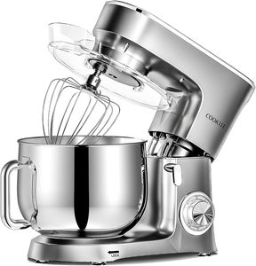 Batteur sur socle électrique 9,5 litres 660W avec 10 vitesses, crochets pétrisseurs, batteurs plats et fouet métallique - Product Image 6