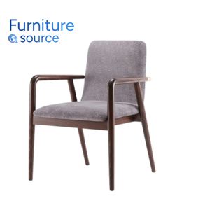 เก้าอี้รับประทานอาหารตกแต่งอย่างมีสไตล์ด้วยขาไม้ดีไซน์ทันสมัยสำหรับใช้ในบ้านและโรงแรมผลิตโดยผู้ผลิตเฟอร์นิเจอร์จากเวียดนาม - Product Image 1