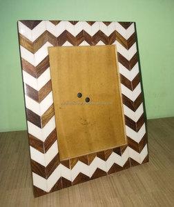 Marcos de fotos de madera hechos a mano simples y elegantes de alta calidad para decoración de paredes - Product Image 1