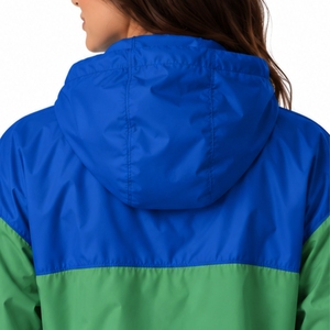 <b>Women</b> <b>Windbreaker</b> Jacket Zip Closure Adjustable Side Pocket Detail Clean Stitching Lightweight Design Jacket Full Sleeve Jacket - Product Image 5
