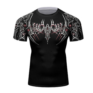 <b>Gothic</b> Men's Black Short Sleeve Slim Fit O-Neck Sporty Solid Knitted Washed Jersey Quick Dry T-Shirt - Product Image 3