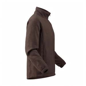 <b>STAR</b> SPEED Unisex Hooded Fleece <b>Jacket</b> Solid Color Casual Outerwear Autumn Breathable Knitted Polyester Material Zipper Closure - Product Image 2