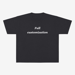 เสื้อยืดคอกลมแขนสั้นสีดำสำหรับผู้ชาย ผ้าฝ้าย 100% ทรงโอเวอร์ไซส์ สไตล์ฮิปฮอป พิมพ์ลายตัวอักษรด้านหน้า ผ้าเจอร์ซีย์ทอ - Product Image 2