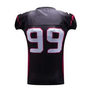 Custom Fit American Football Jerseys Fully Sublimated Digital Design Moisture-Wicking Breathable for Summer Training <b>Matches</b> - Product Image 5