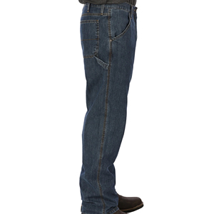 OEM Service Custom <b>Men's</b> Denim Pant High Quality Regular Fit Casual Denim Jeans Pant For <b>Men</b> Vintage Wash <b>Stretch</b> Pants - Product Image 2