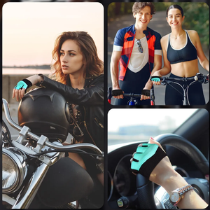 Gants de sport Sunnex légers unisexes sans doigts, respirants, en nylon et polyester, pour la musculation, la remise en forme et le cross-training - Product Image 4