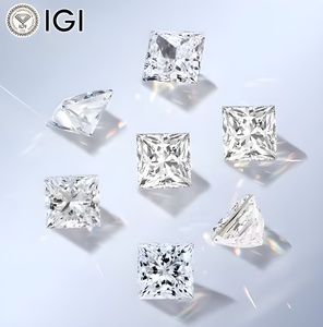 RCK Global Lote de Diamantes Sintéticos de Laboratorio Sueltos, Corte Princesa, 4.75-5.75mm, 0.5-1.2ct, D VS1 CVD, Grado Maestro, Excelente, Piedra Central de Firma - Product Image 4