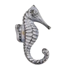 Gancho para Abrigos Seahorse, de Hierro Fundido Antiguo, Rústico, para Llaves - Product Image 1