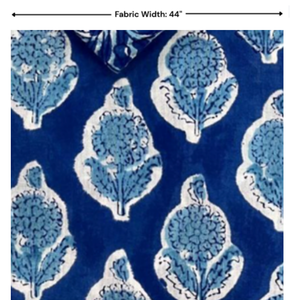 Jaipur Modern Hand Block Printed Cotton Fabric Yard Indian Floral Textile Eco Friendly Sustainable Durable Soft <b>Machine</b> Washable - Product Image 4