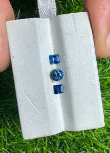 Bague de mariage royale de luxe exclusive en or 14 carats, sans nickel, sans plomb, avec émeraude radiante et saphirs naturels multicolores, fusion vibrante - Product Image 6