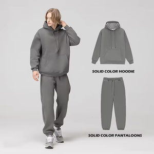 Conjunto Deportivo Personalizado, Chaqueta y Pantalón de Chándal de Algodón Sostenible, Traje Deportivo para Hombre - Product Image 6