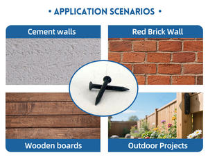 Clous en acier <span class=keywords><strong>spécial</strong></span> de classe 8.8 de haute qualité, professionnels, personnalisables, revêtement en oxyde noir lisse, prix de gros - Product Image 4