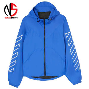 Ensemble de survêtement décontracté personnalisable deux pièces pour homme, avec veste coupe-vent en nylon à fermeture éclair, idéal pour l'hiver, chez NURAK en 2026 - Product Image 6