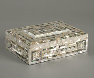 Best quality Elegant Mother of Pearl Inlay Wooden <b>Trinket</b> <b>Box</b> Handmade Jewellery Storage Organizer By NEHA ENTERPRISRES - Product Image 4