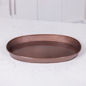 Square Pure Copper Hammered Food Serving <b>Tray</b> For Home Hotel And Restaurant Use Tabletop Snacks & Drinks Serving <b>Trays</b> - Product Image 5