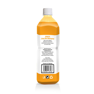 33,8 FlOz 100% Jugo de plátano hecho con jugo de fruta real Sin azúcar agregado Muestra gratis, Etiqueta Privada, proveedores al por mayor OEM, ODM - Product Image 3