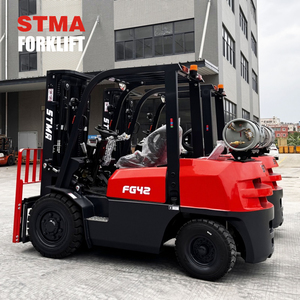 סטמה lpg מלגזה 4טון דלק כפול דלק גז מלמלגזה 1.5 טון 2 טון 2.5 טון 3 טון פרופן מלגזה עם גובה הרמה - Product Image 6