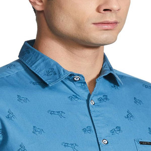 เสื้อเชิ้ตผู้ชายแขนยาวทรงเข้ารูป คุณภาพสูง หรูหรา ผ้าฝ้ายออร์แกนิค ระบายอากาศได้ดี ไม่ยับง่าย เหมาะสำหรับใส่ลำลองหรือทำงานในออฟฟิศ - Product Image 3