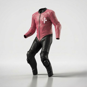 ชุดขับขี่มอเตอร์ไซค์หนังแท้สำหรับฤดูหนาว รุ่นสั่งทำพิเศษ ปี 2025 ดีไซน์คุณภาพพรีเมียม ชุดหนังมอเตอร์ไซค์สำหรับผู้ชาย สไตล์ล่าสุด - Product Image 4