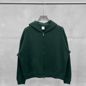 Fabricante de Sudaderas con Cremallera Personalizadas de Alta Calidad, Unisex, Estilo Holgado, Streetwear, Sudadera con Cremallera Completa, Marca Privada OEM - Product Image 3