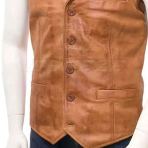 Veste en cuir pour homme à faible MOQ, vente directe d'usine, veste en cuir tendance pour homme, veste en cuir sur mesure - Product Image 5