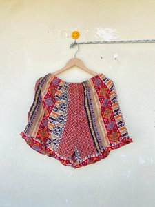 Short en soie Boho unisexe style gitan décontracté pour hommes et femmes pour la vie quotidienne en été automne printemps-vêtements de nuit - Product Image 4