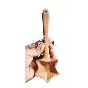 Juego de Utensilios de Cocina de Madera de Teca Orgánica Premium, Cuchara, Espátula, Herramientas de Cocina para el Hogar, Restaurante, Hotel - Product Image 6