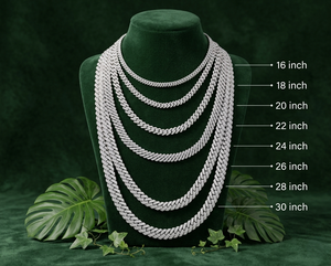 Cadena de Oro 10K con Diamantes Cultivados en Laboratorio, Certificación IGI, 6MM 16MM, 14 Pulgadas 30 Pulgadas, Collar de Hombre Moderno Estilo Hip Hop Iced Out - Product Image 4