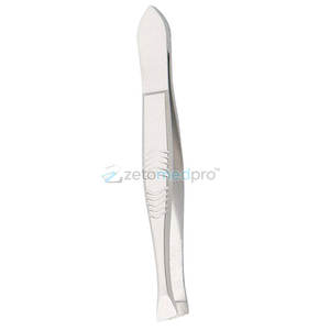 Pinzas Inclinadas para Cejas de Acero Inoxidable, Herramienta de Belleza de Precisión para Depilación - Product Image 6