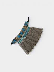 Parure de bijoux ethniques afghans tendance en acier inoxydable personnalisée pour femmes, faite à la main avec breloques en cristal et strass, idéale pour les cérémonies culturelles - Product Image 2