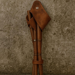 Custom logo <b>leather</b> hunting <b>stool</b> folding tripod camping <b>stool</b> wholesale OEM supplier premium export quality in wholesale price - Product Image 5