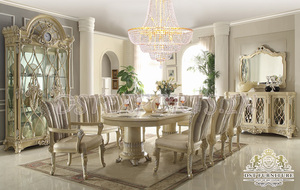 Muebles de Comedor Tallados Estilo Imperio Mughal, Muebles de Comedor Tallados a Mano Estilo Maharajá, Comedor Taj Mahal Tallado a Mano - Product Image 5