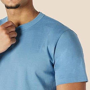 Camiseta de algodón 100% para hombre, tela jersey cómoda con diseño liso, subida por Dress Sports - Product Image 3