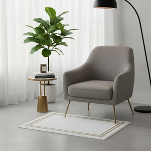 Tapis de bain à poils longs imprimé animal, robuste, avec dos antidérapant en caoutchouc |   Tapis de sol de salle de bain épais et doux 100% coton pour la maison, la douche, usage quotidien - Product Image 2