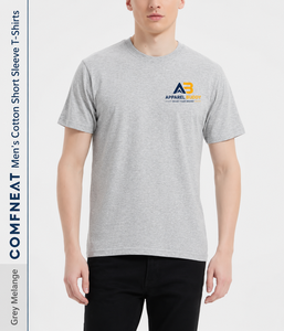 Camiseta de Manga Corta Casual para Hombre, Marca AMY, 100% Algodón, Corte Regular, Lisa, con Logotipo Personalizado al por Mayor - Product Image 5