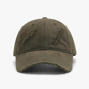 Casquettes de baseball vintage en coton délavé à 6 panneaux de haute qualité pour hommes, style papa, en denim, avec support de logo brodé personnalisé – Vente en gros 2026 - Product Image 6