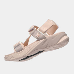 Sandales de sport roses pour femmes, légères, avec lanières croisées, talon amovible, empeigne en nylon, semelle intermédiaire en EVA - Product Image 1